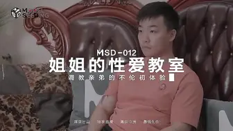 国产麻豆AV MSD MSD012 姐姐的性爱教室 白鹿