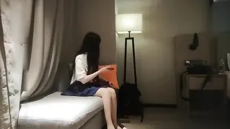 【专约JK妹】不在乎金钱必须约高质量JK校花！ 同学眼里的女神不过是金钱面前的骚逼